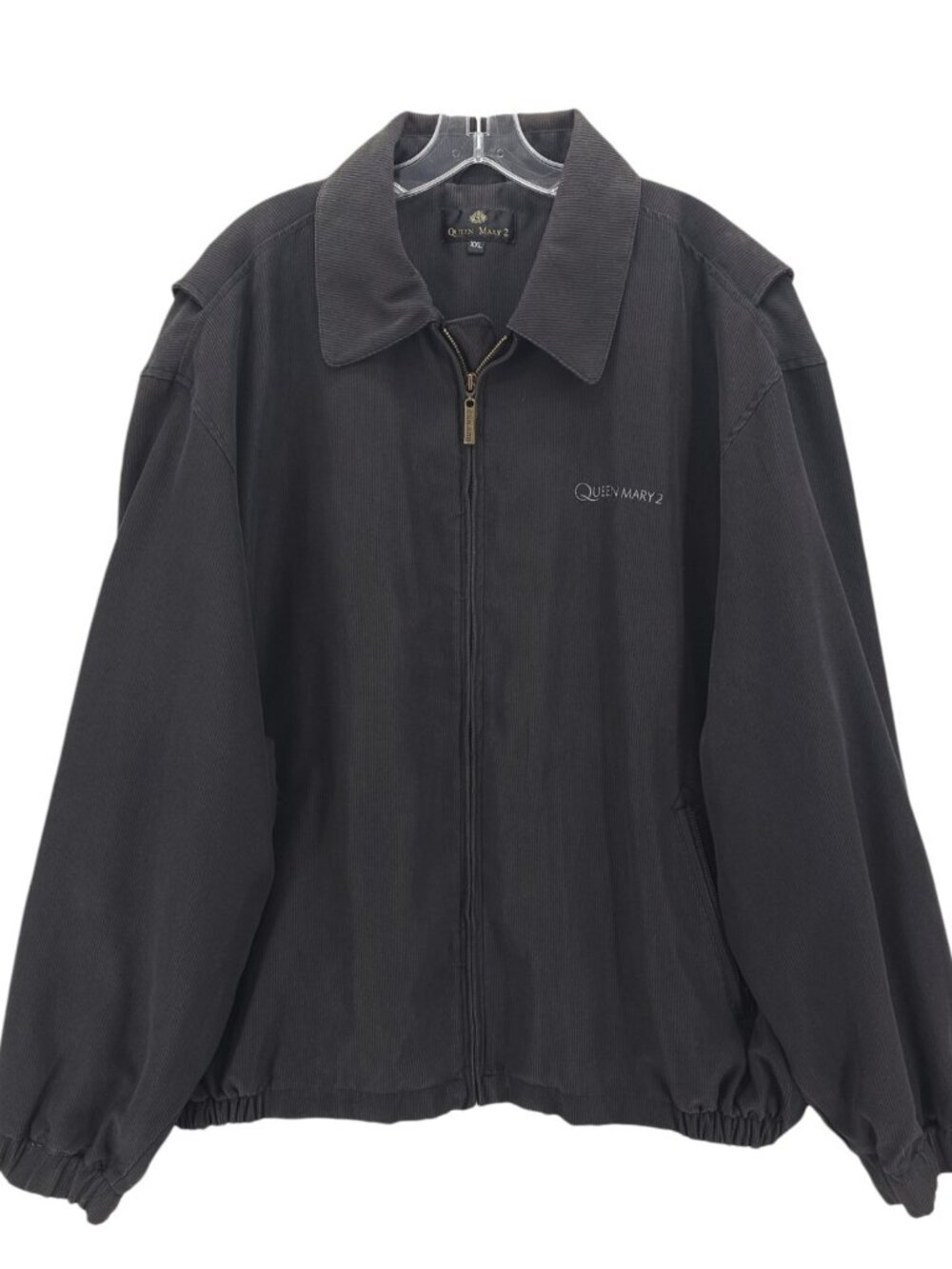 QUEEN MARY 2  Jacket Charcoal Gray/Black Men's Size XXL